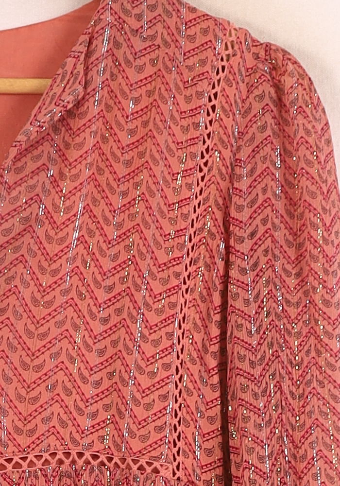 Robe Midi Rose - Taille S/36 de la marque ba&sh | PARAD52033 - Vendu par Paradigme - Image 3