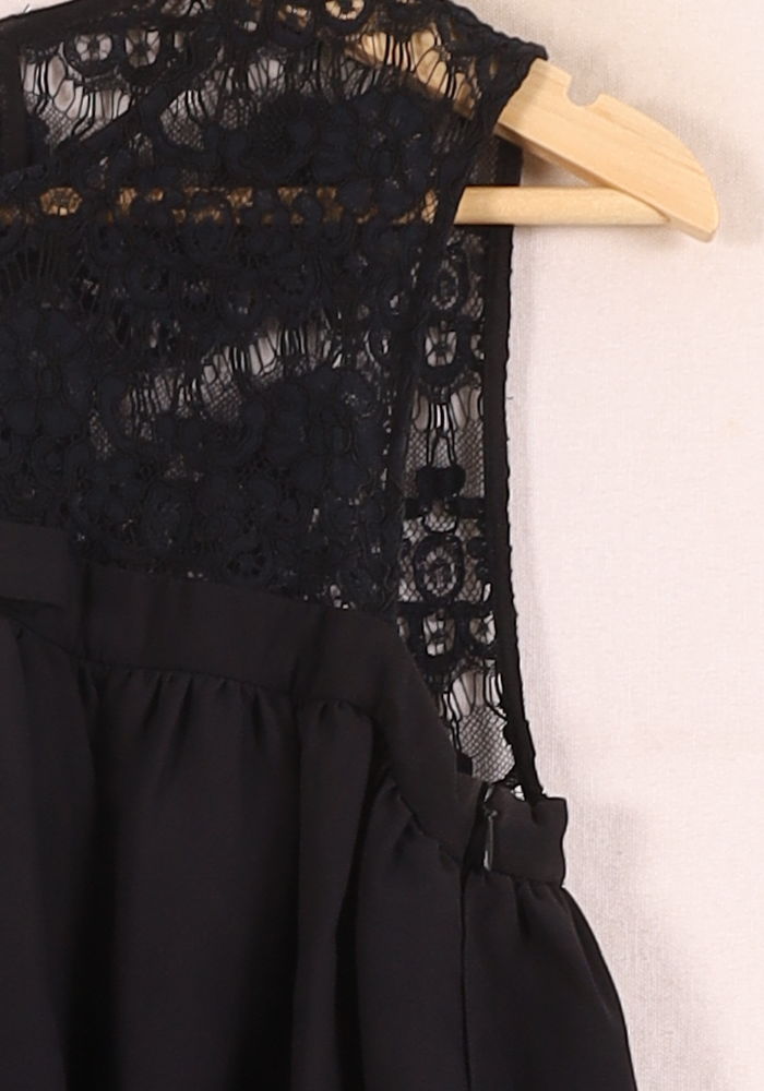 Robe Midi Noire - Taille M/38 de la marque Claudie Pierlot | PARAD52034 - Vendu par Paradigme - Image 3