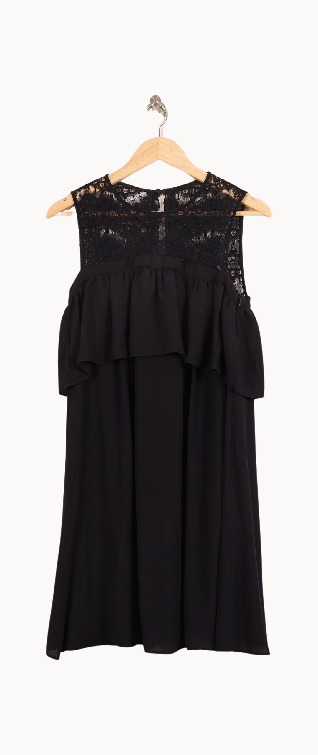 Robe Midi Noire - Taille M/38 de la marque Claudie Pierlot | PARAD52034 - Vendu par Paradigme - Image 2