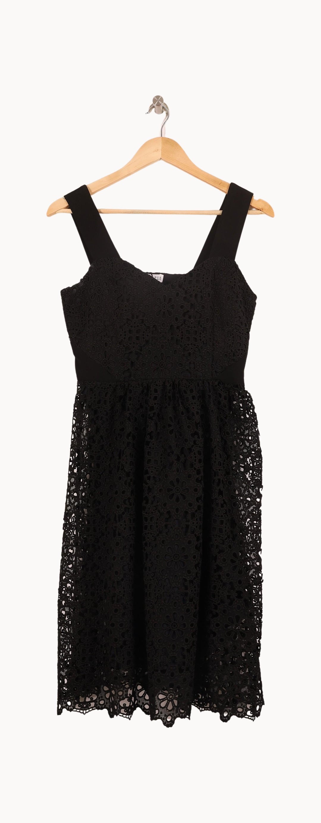Robe Midi Noire - Taille M/38 de la marque Claudie Pierlot | PARAD52035 - Vendu par Paradigme - Image 2