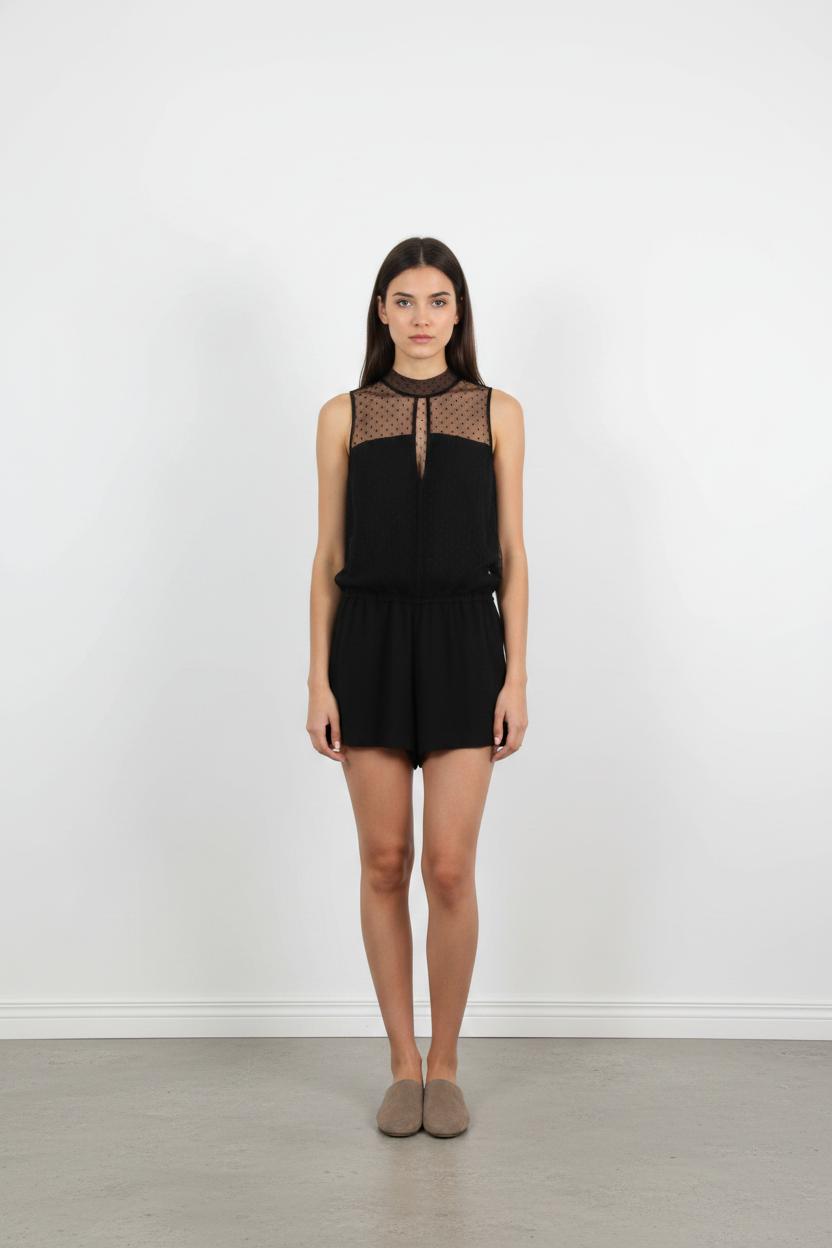 Combishort Noir - Taille M/38