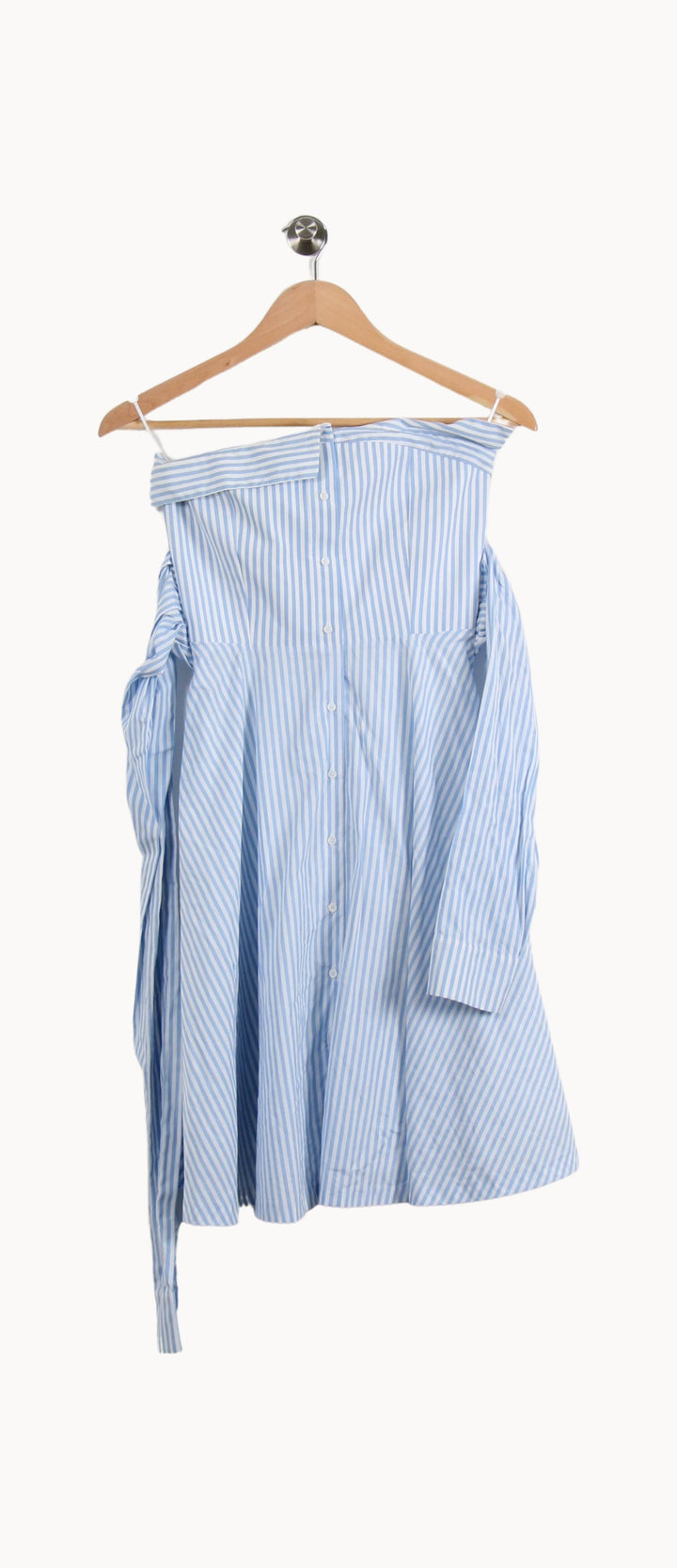 Robe Chemise Bleu et Blanc - Taille XS/34 de la marque Claudie Pierlot | PARAD52048 - Vendu par Paradigme - Image 2