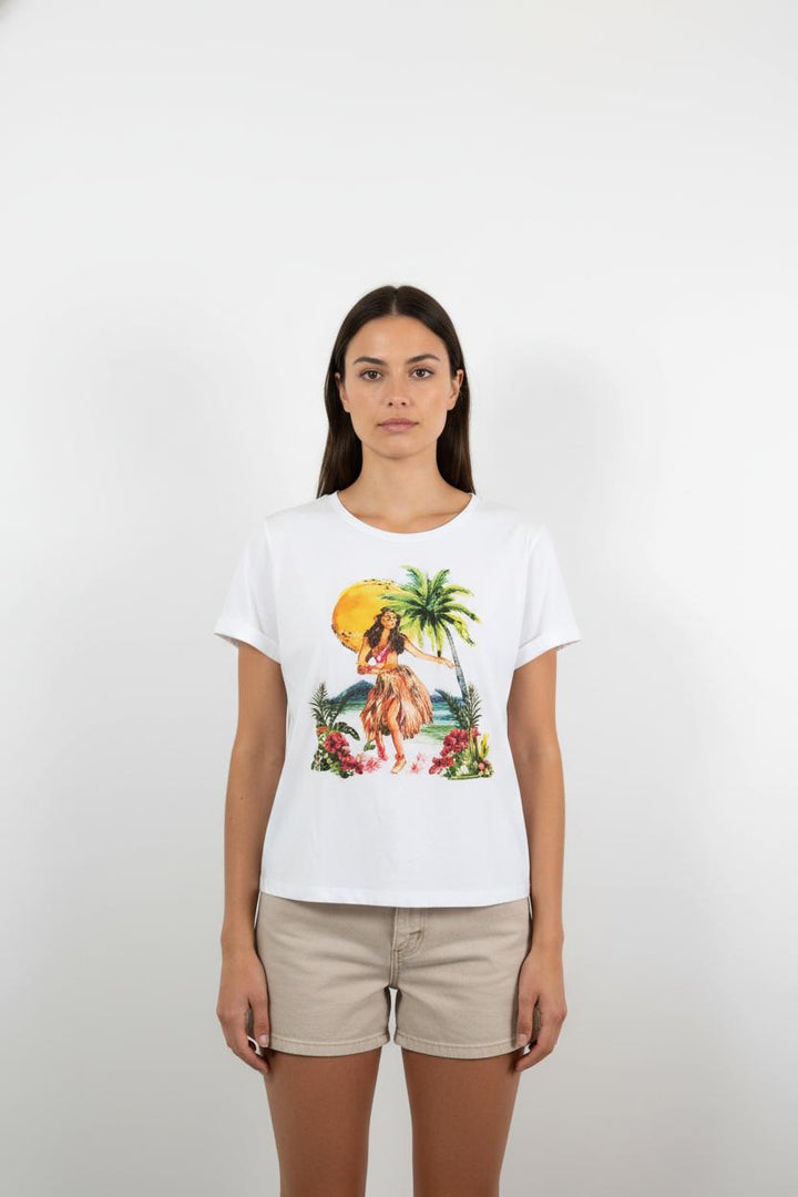 Tee-shirt Blanc - Taille M/38