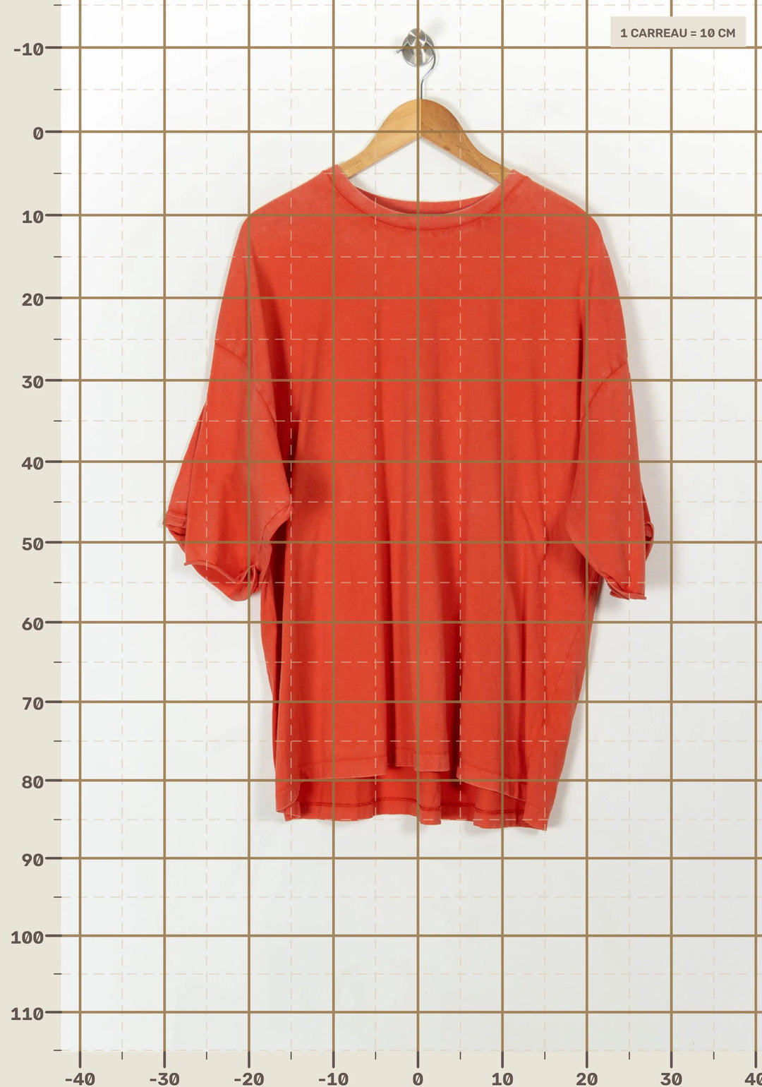 Tee-shirt Rouge - Taille L/40 de la marque All Saints | PARAD52063 - Vendu par Paradigme - Image 4