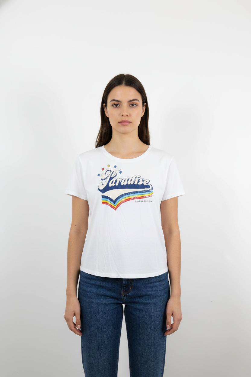 Tee-shirt Blanc - Taille L/40