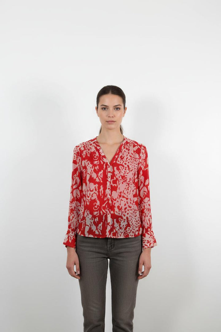 Chemise Rouge et Blanche - Taille S/36