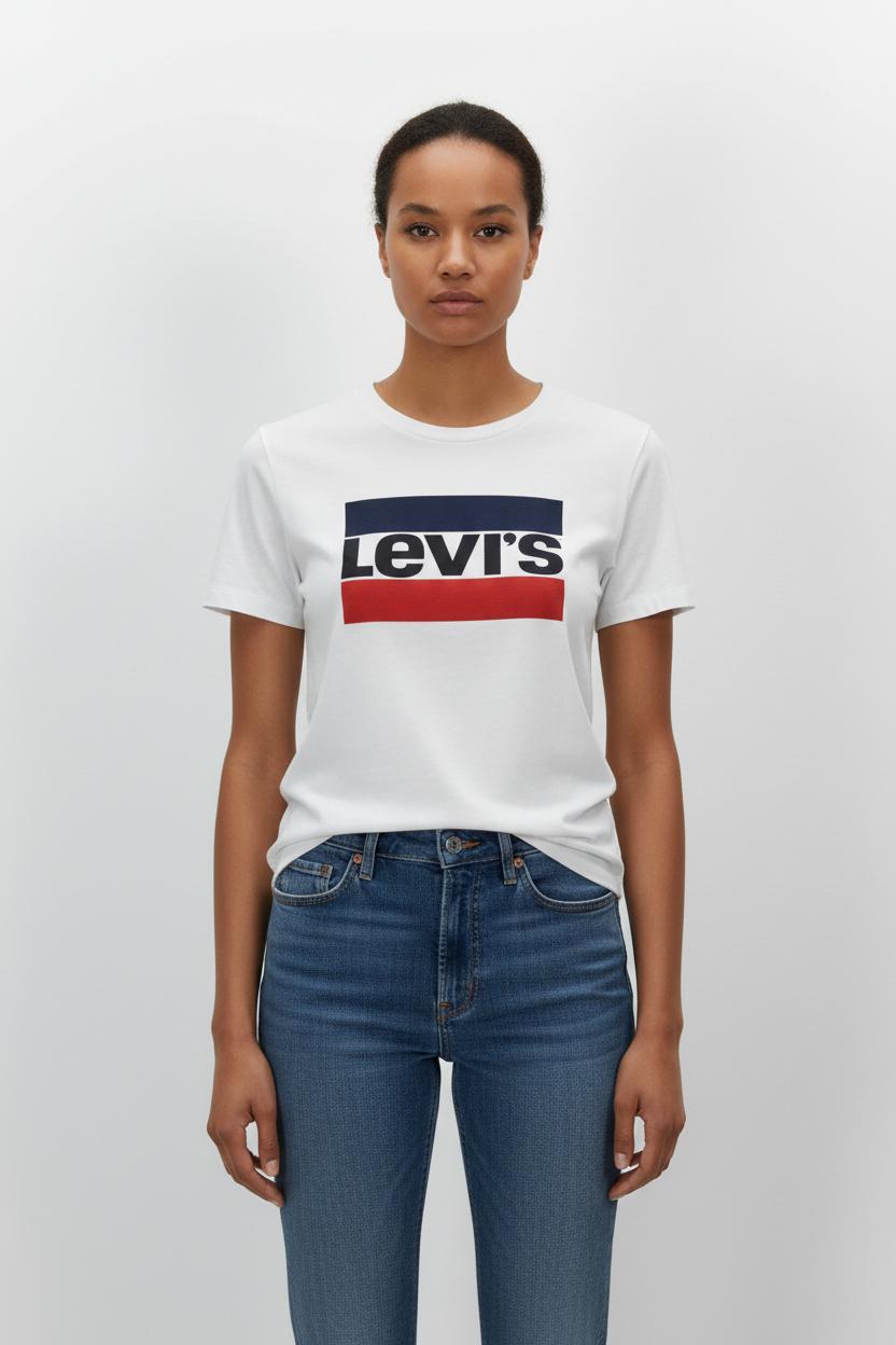 Tee-shirt Blanc - Taille S/36 de la marque Levi's | PARAD52071 - Vendu par Paradigme - Image 1