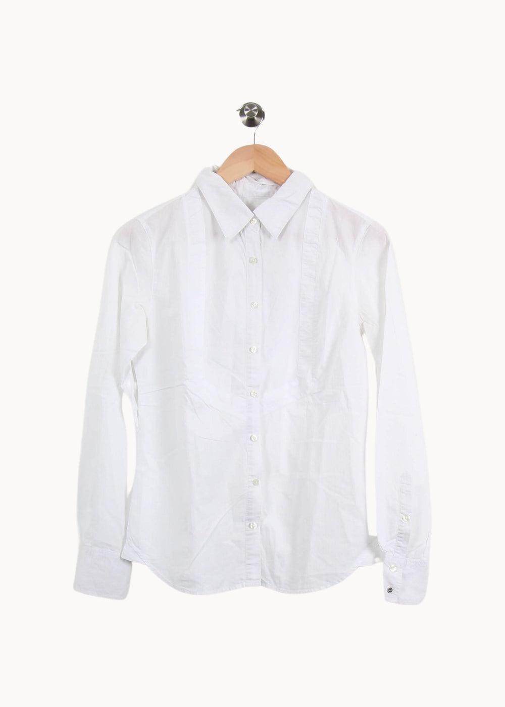 Chemise Blanche - Taille M/38 de la marque IKKS | PARAD52082 - Vendu par Paradigme - Image 2