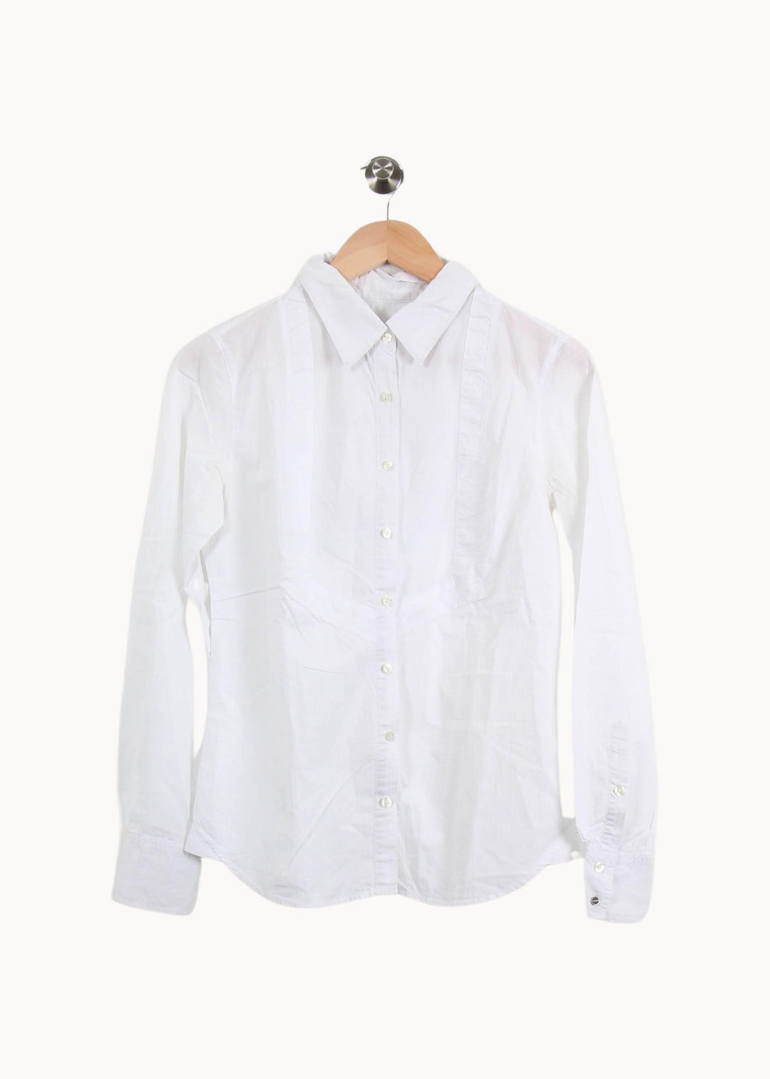 Chemise Blanche - Taille M/38 de la marque IKKS | PARAD52082 - Vendu par Paradigme - Image 2