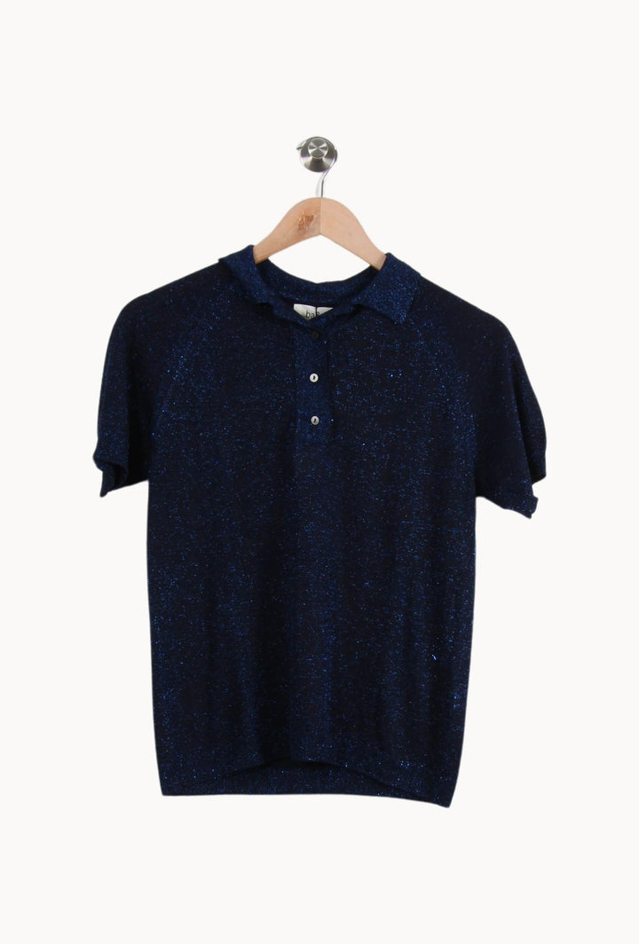 Polo Bleu - Taille M/38 de la marque ba&sh | PARAD52083 - Vendu par Paradigme - Image 2