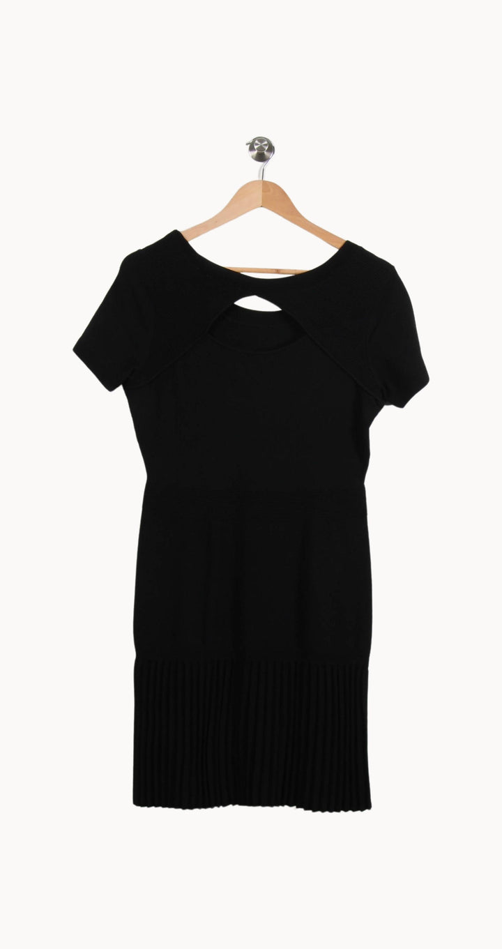 Robe Noire - Taille L/40 de la marque Sandro | PARAD52086 - Vendu par Paradigme - Image 4