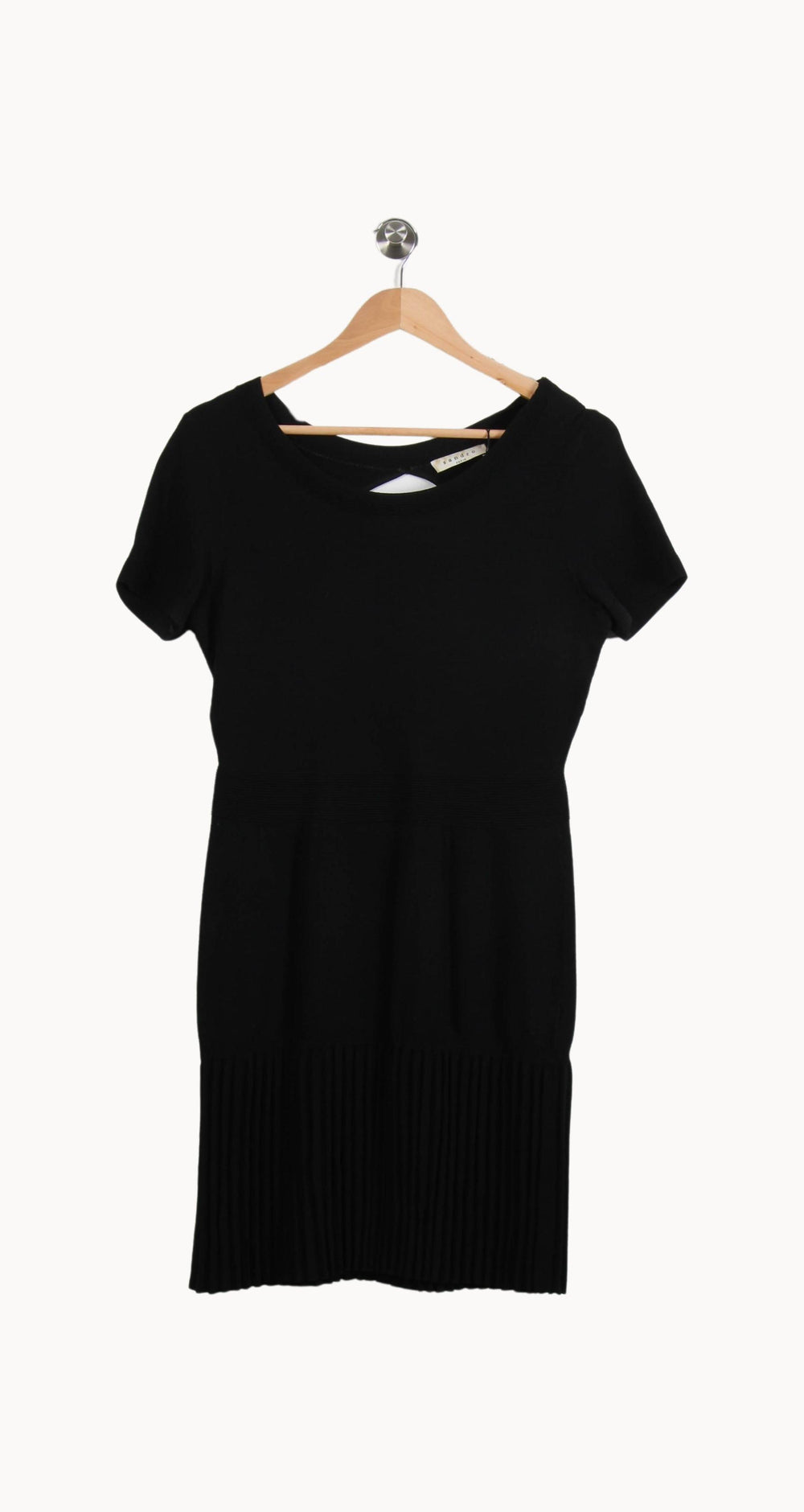 Robe Noire - Taille L/40 de la marque Sandro | PARAD52086 - Vendu par Paradigme - Image 2