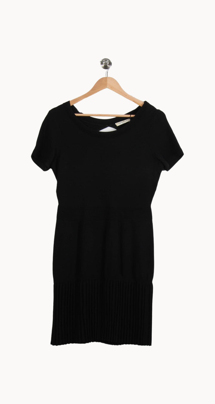 Robe Noire - Taille L/40 de la marque Sandro | PARAD52086 - Vendu par Paradigme - Image 2
