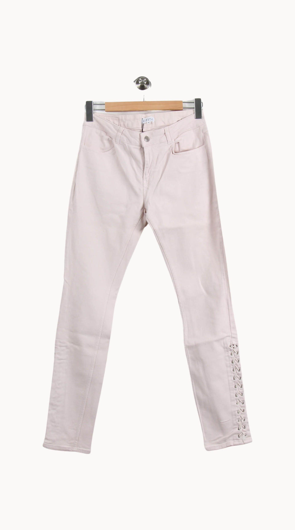 Jean Rose - Taille L/40 de la marque Claudie Pierlot | PARAD52087 - Vendu par Paradigme - Image 2