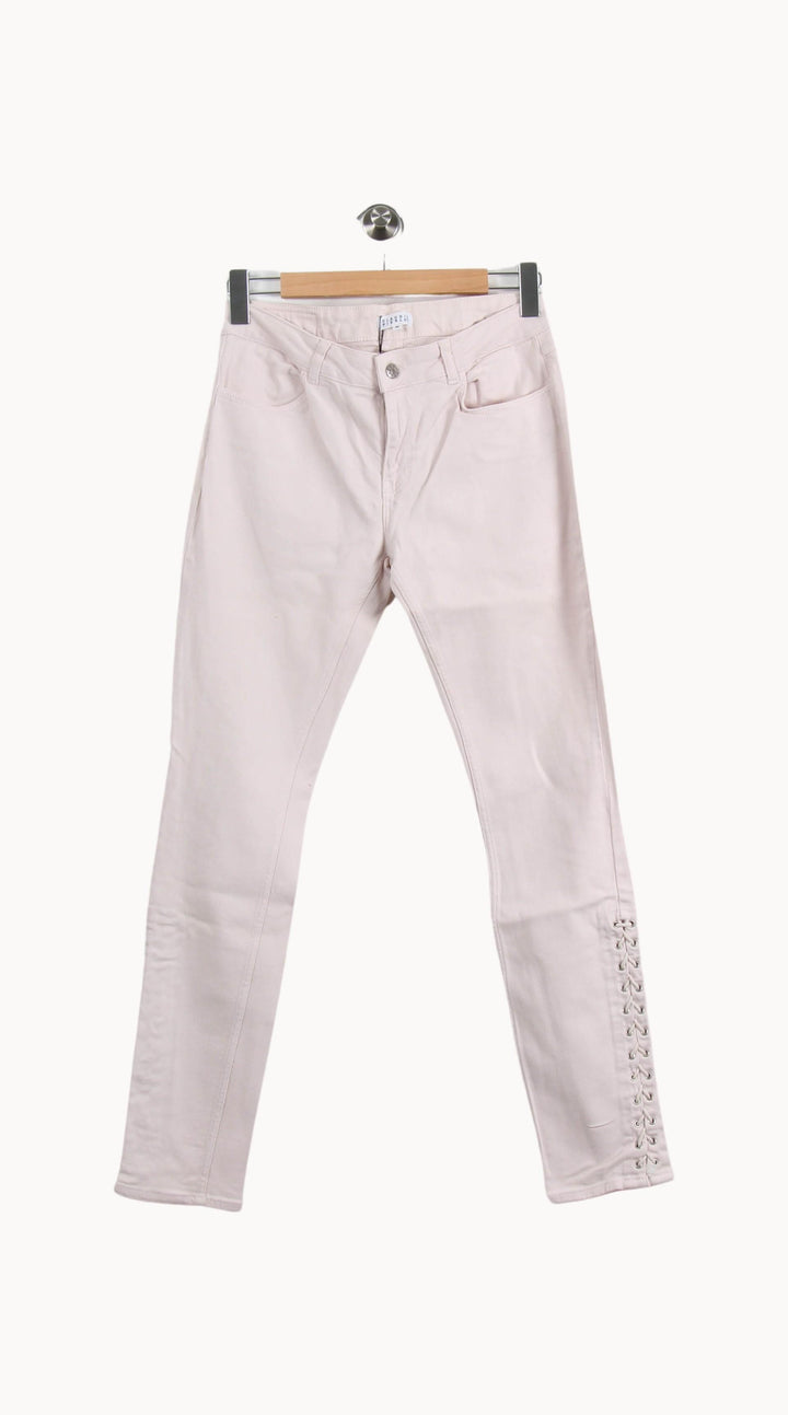 Jean Rose - Taille L/40 de la marque Claudie Pierlot | PARAD52087 - Vendu par Paradigme - Image 2