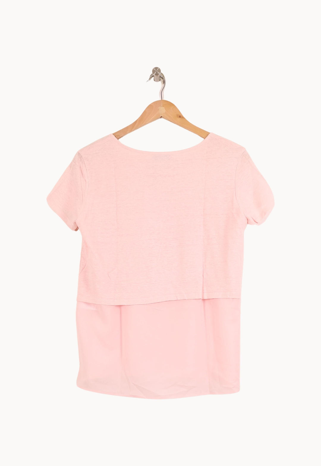 Tee-shirt Rose - Taille L/40 de la marque Sandro | PARAD52088 - Vendu par Paradigme - Image 4