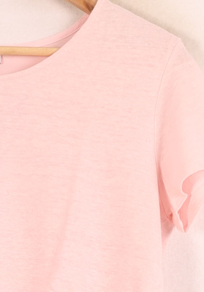 Tee-shirt Rose - Taille L/40 de la marque Sandro | PARAD52088 - Vendu par Paradigme - Image 3