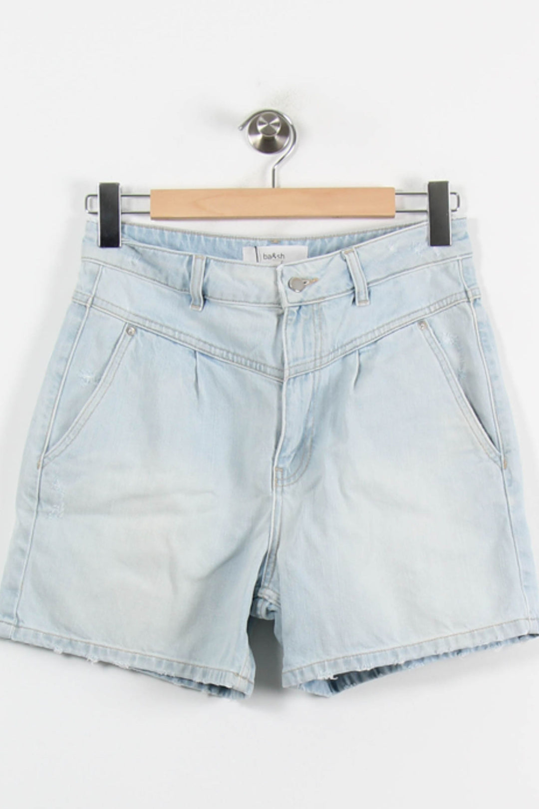 Short en Jean Bleu Clair - Taille S/36 de la marque ba&sh | PARAD52093 - Vendu par Paradigme - Image 2