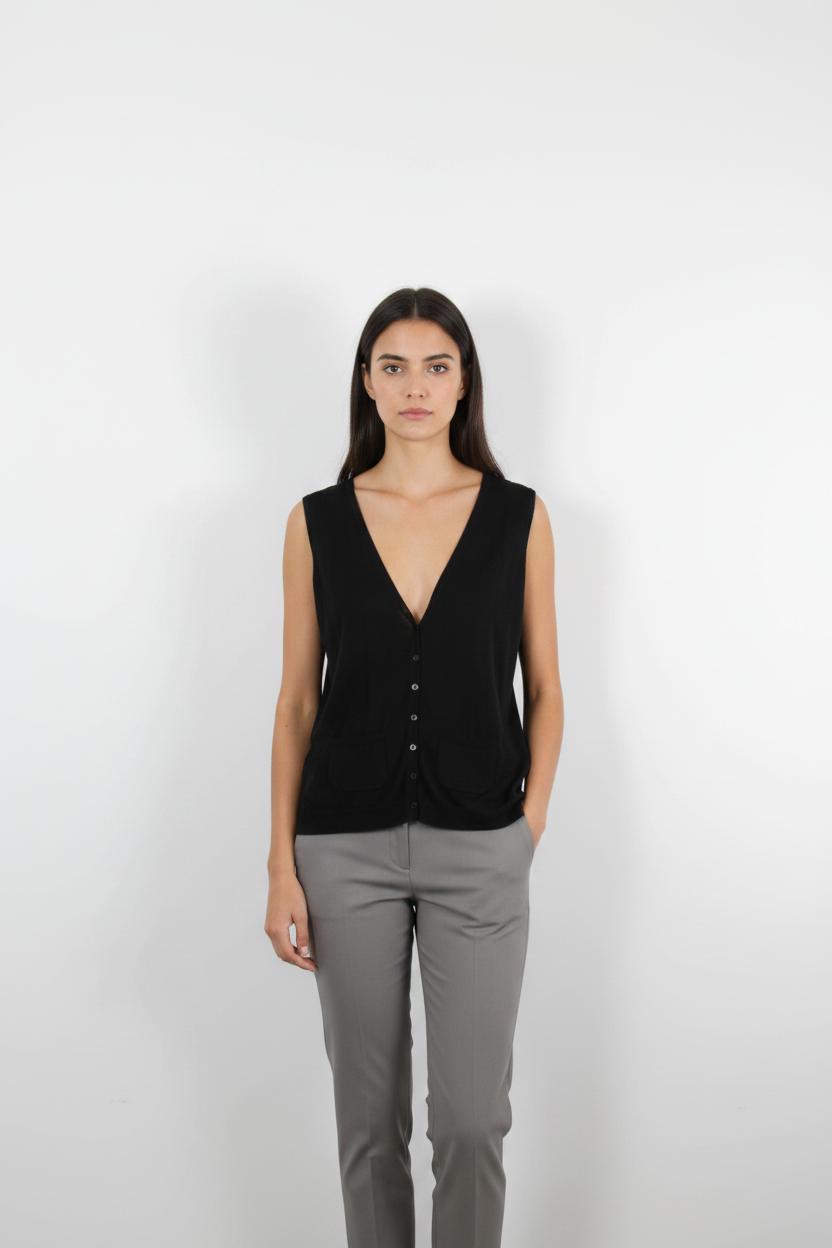 Gilet Noir - Taille L/40