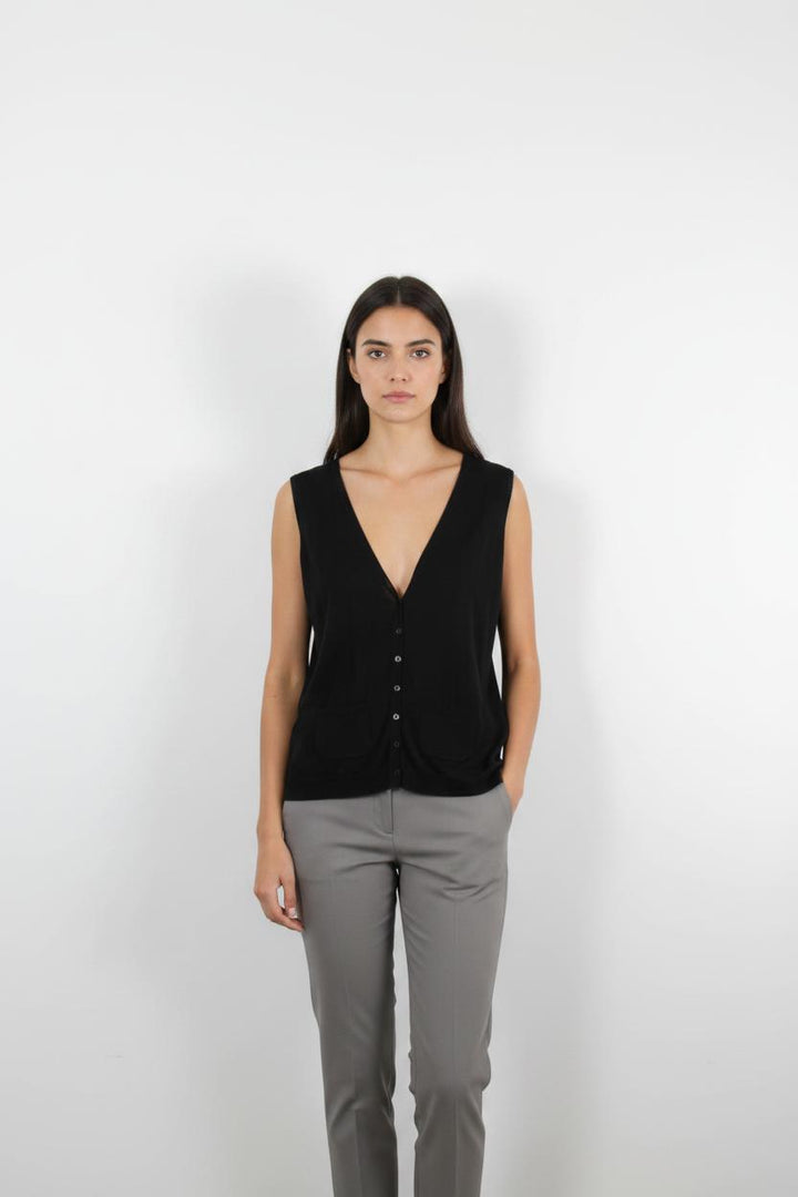 Gilet Noir - Taille L/40