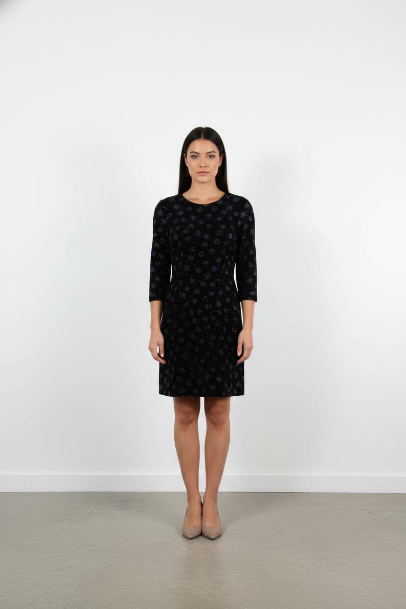 Robe Courte Noire et Bleue - Taille XS/34