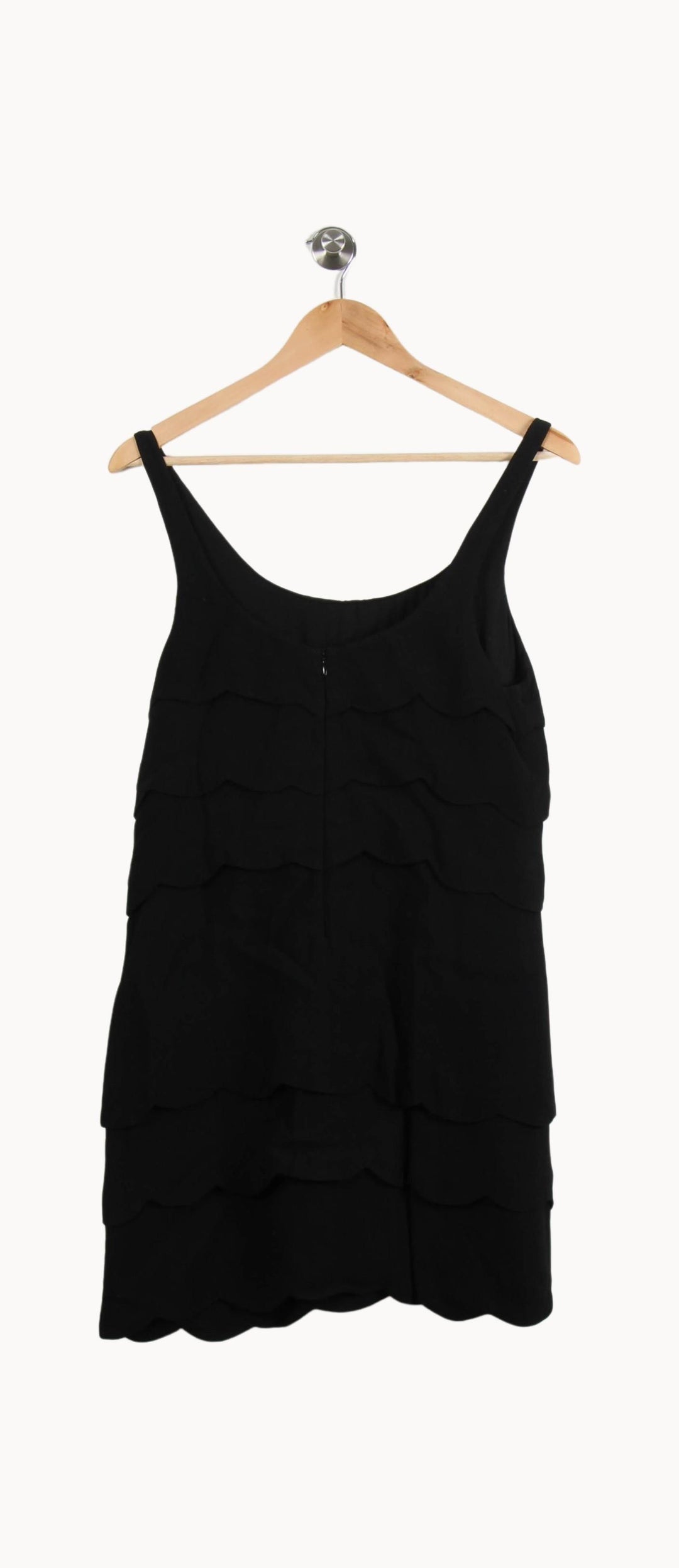 Robe Volantée Noire - Taille L/40 de la marque Sandro | PARAD52110 - Vendu par Paradigme - Image 4