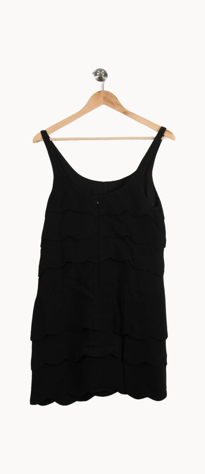 Robe Volantée Noire - Taille L/40 de la marque Sandro | PARAD52110 - Vendu par Paradigme - Image 4