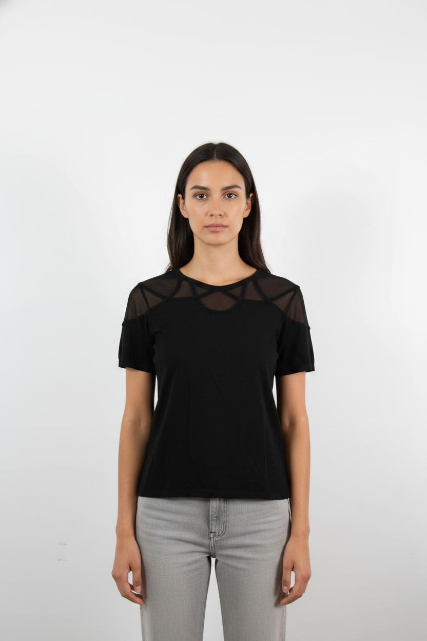 Tee-shirt Noir - Taille M/38