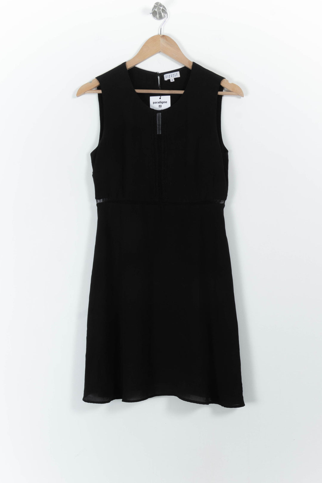 Robe Sans Manches Noire - Taille M/38 de la marque Claudie Pierlot | PARAD52114 - Vendu par Paradigme - Image 2