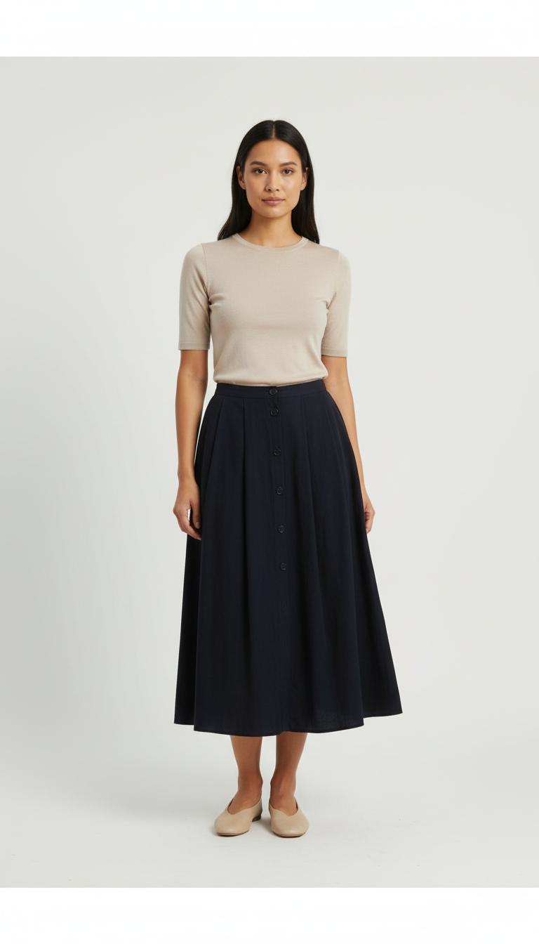 Jupe Longue Bleue - Taille XXL/44 de la marque Gerard Darel | PARAD52118 - Vendu par Paradigme - Image 1