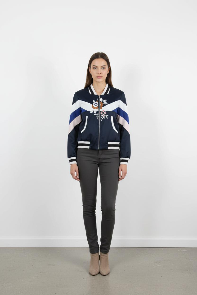 Blouson Bleu et Blanc - Taille S/36