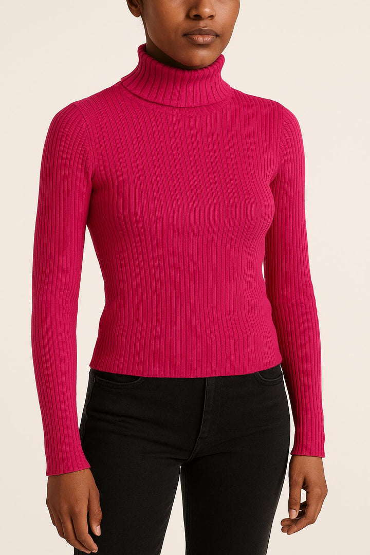 Pull Col Roulé Rose - Taille S/36 de la marque Comptoir des Cotonniers | PARAD52121 - Vendu par Paradigme - Image 1