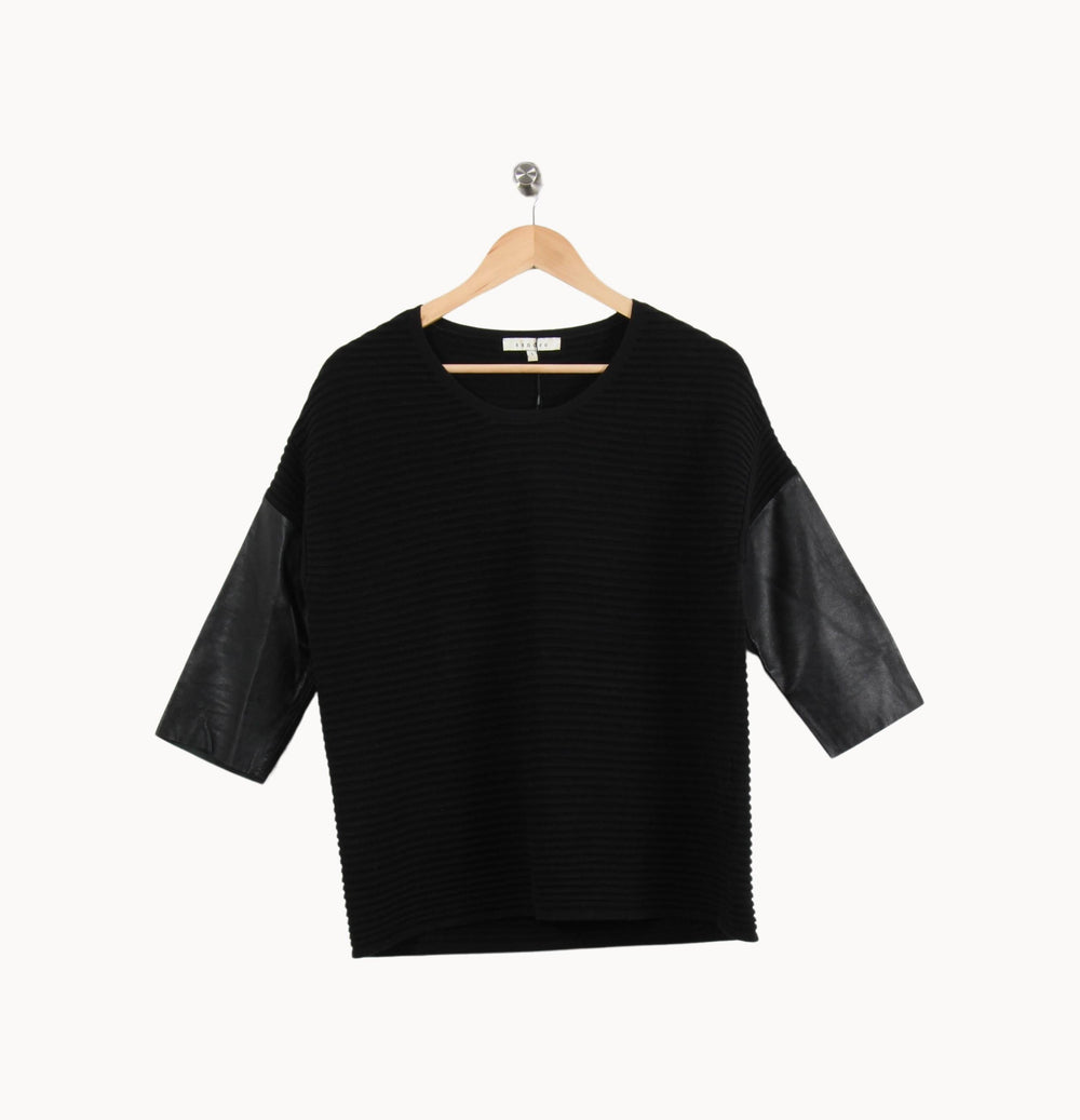 Pull Noir - Taille S/36 de la marque Sandro | PARAD52129 - Vendu par Paradigme - Image 2