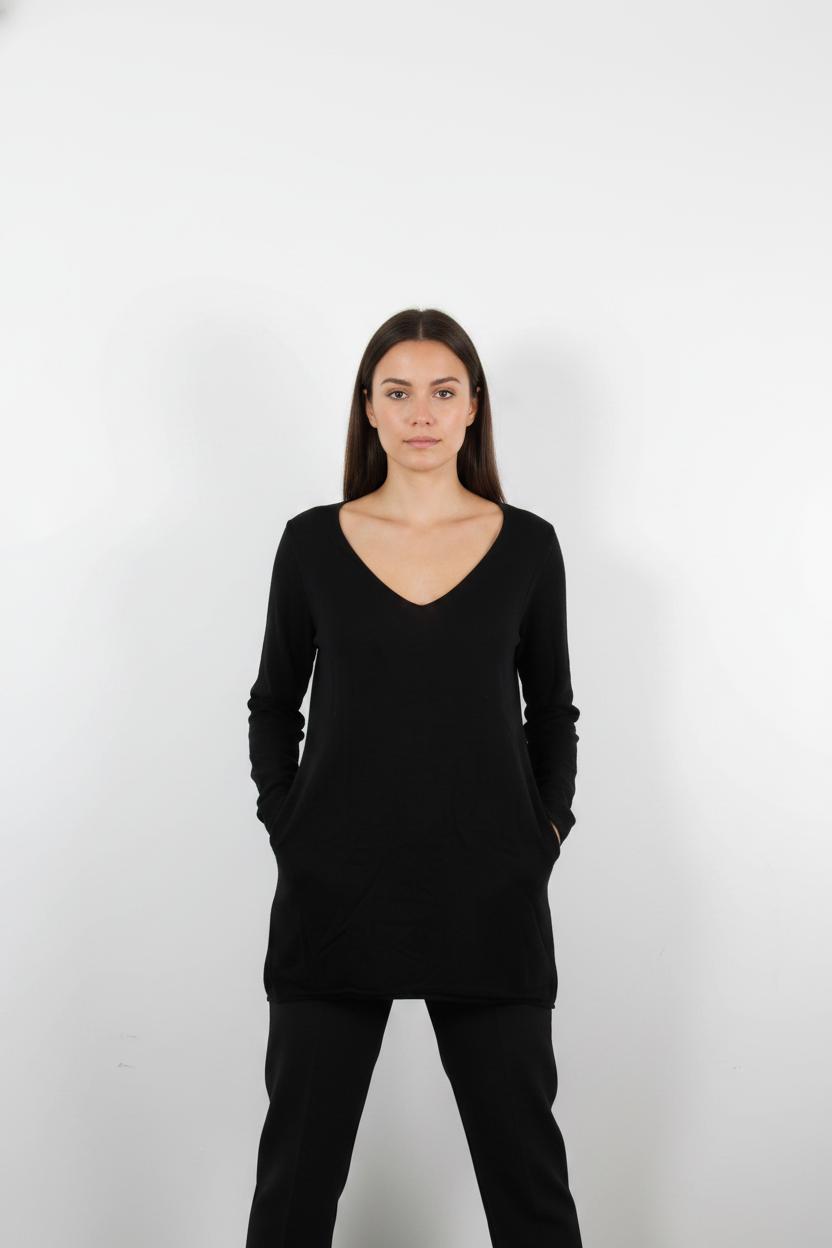 Pull Noir - Taille S/36