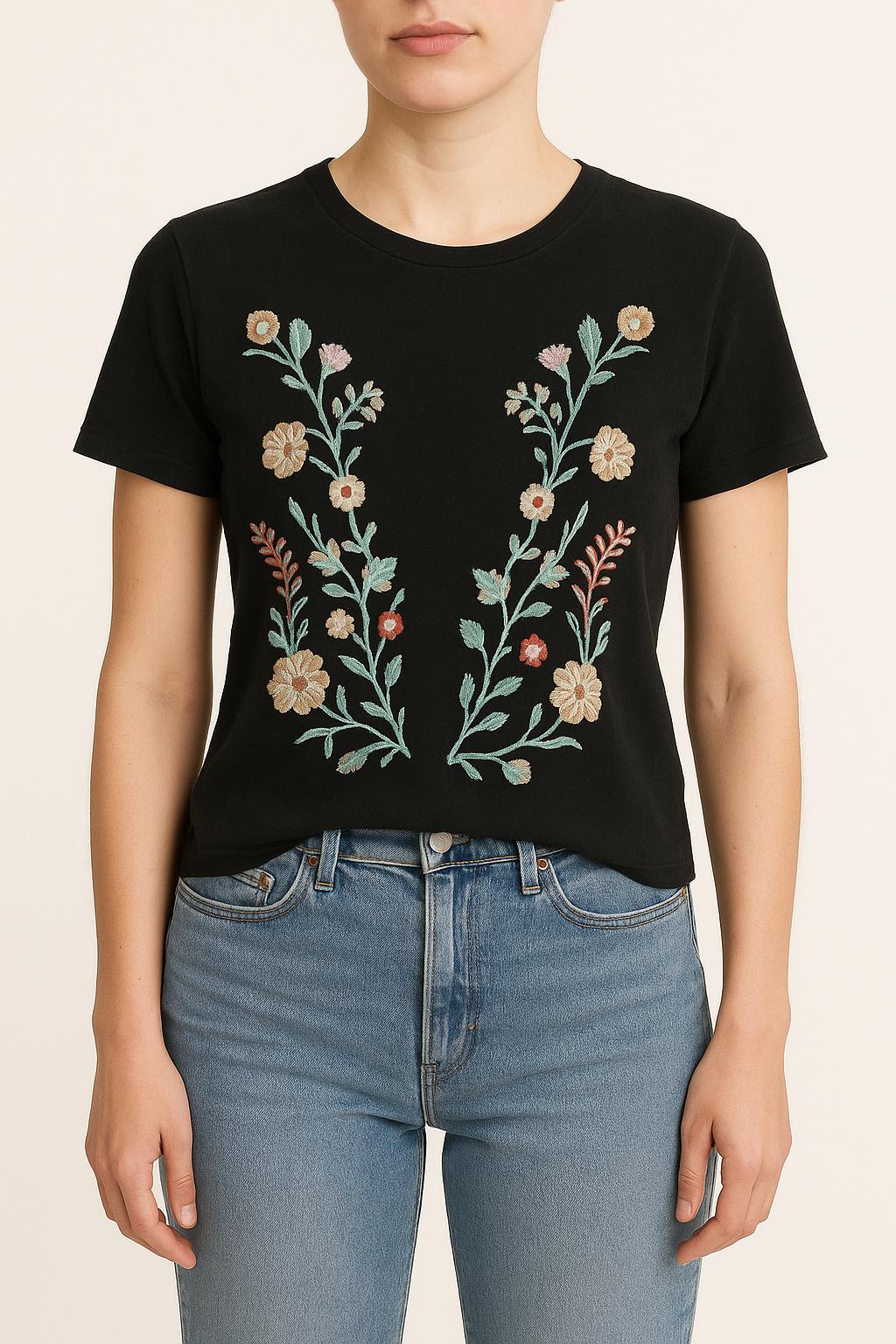Tee-shirt Noir - Taille S/36 de la marque Maje | PARAD52152 - Vendu par Paradigme - Image 1