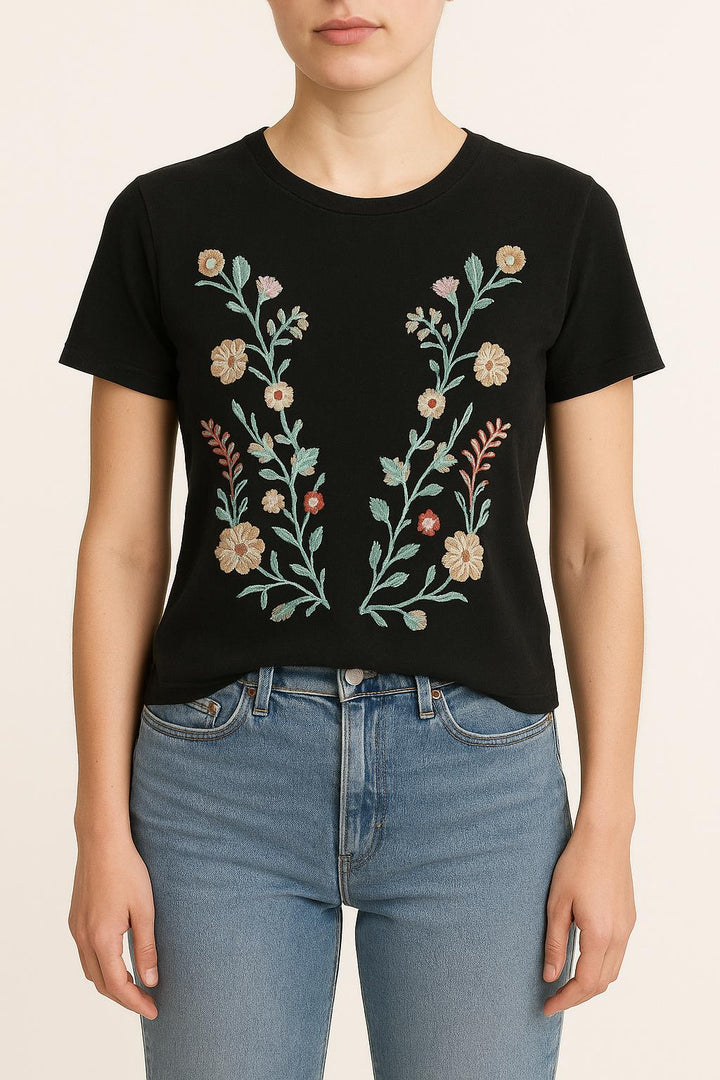 Tee-shirt Noir - Taille S/36 de la marque Maje | PARAD52152 - Vendu par Paradigme - Image 1