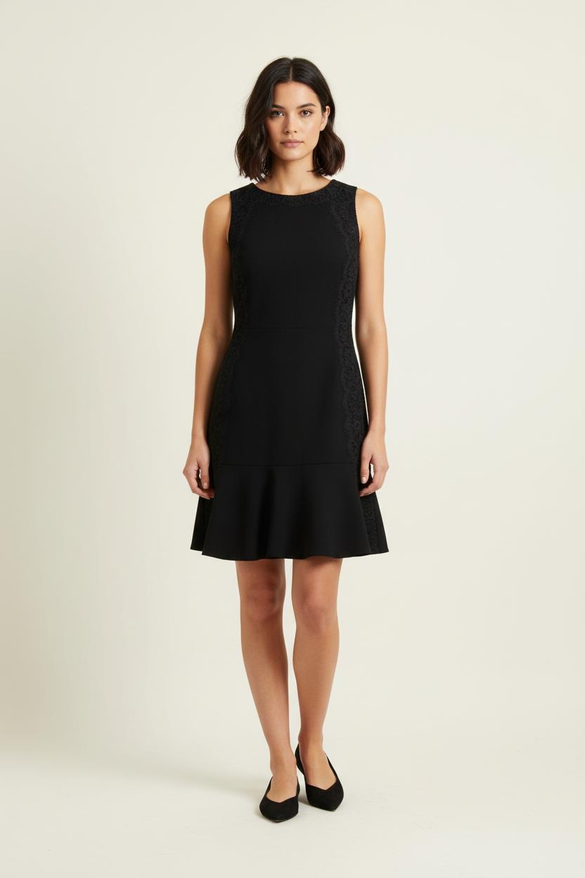 Robe Midi Noire - Taille S/36 de la marque Sandro | PARAD52159 - Vendu par Paradigme - Image 1