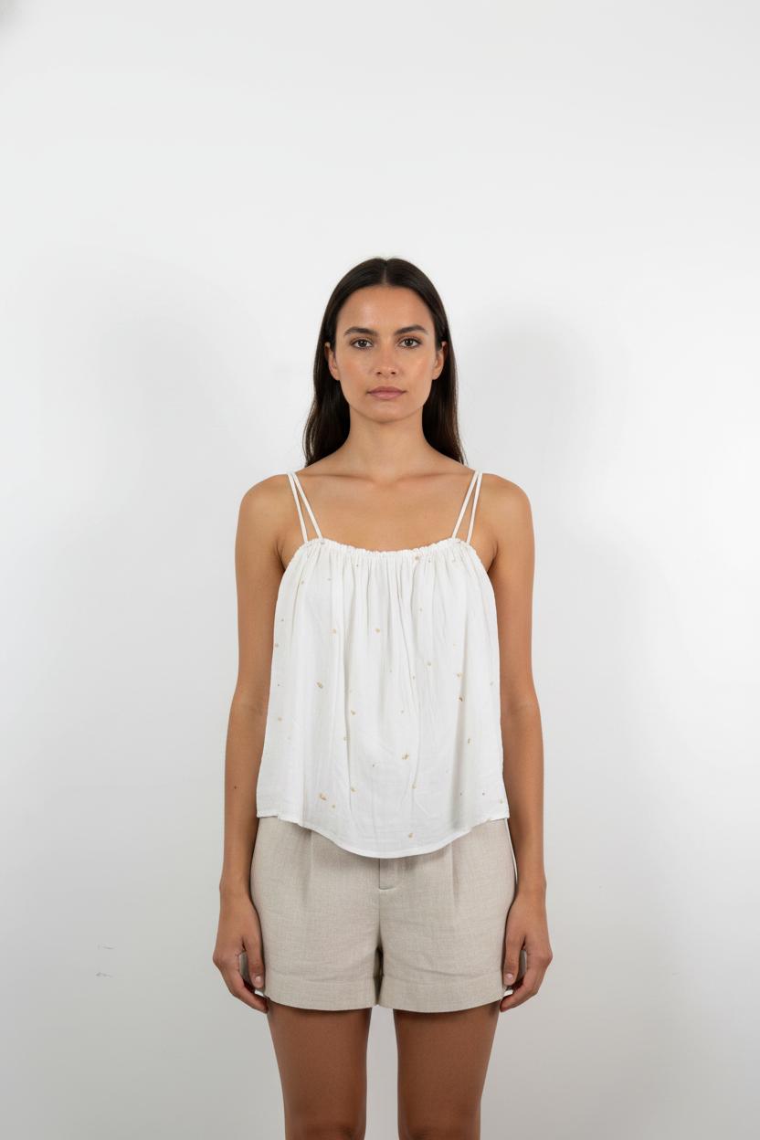 Top Blanc - Taille L/40