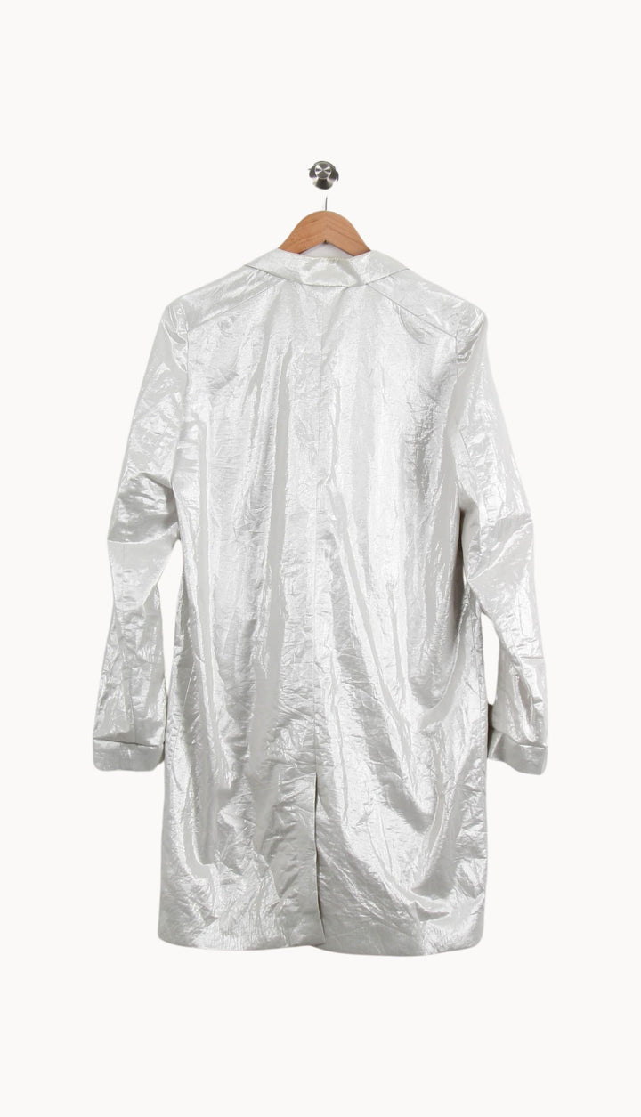 Veste Tailleur Argentée - Taille M/38 de la marque Maje | PARAD52170 - Vendu par Paradigme - Image 4