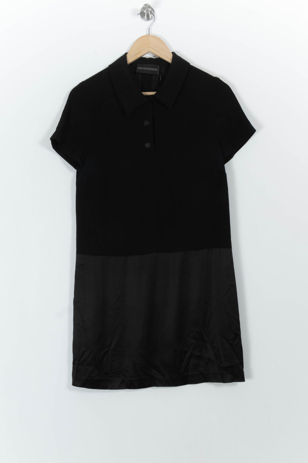 Robe Chemise Noire - Taille S/36 de la marque Zadig&Voltaire | PARAD52173 - Vendu par Paradigme - Image 2