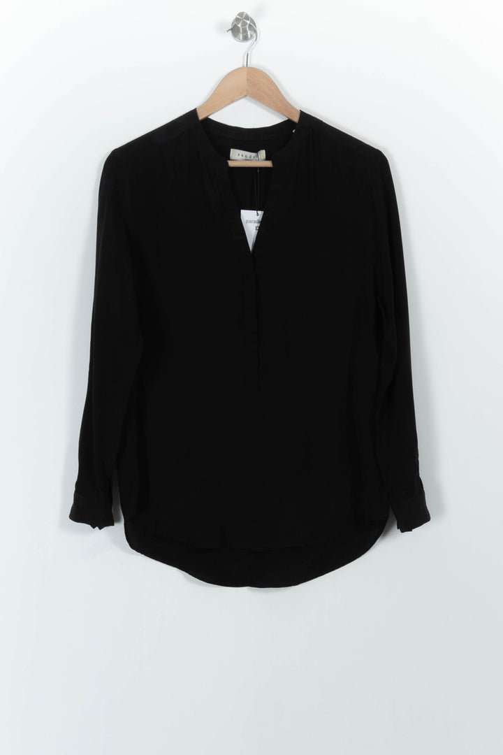 Blouse Noire - Taille M/38 de la marque Sandro | PARAD52174 - Vendu par Paradigme - Image 2