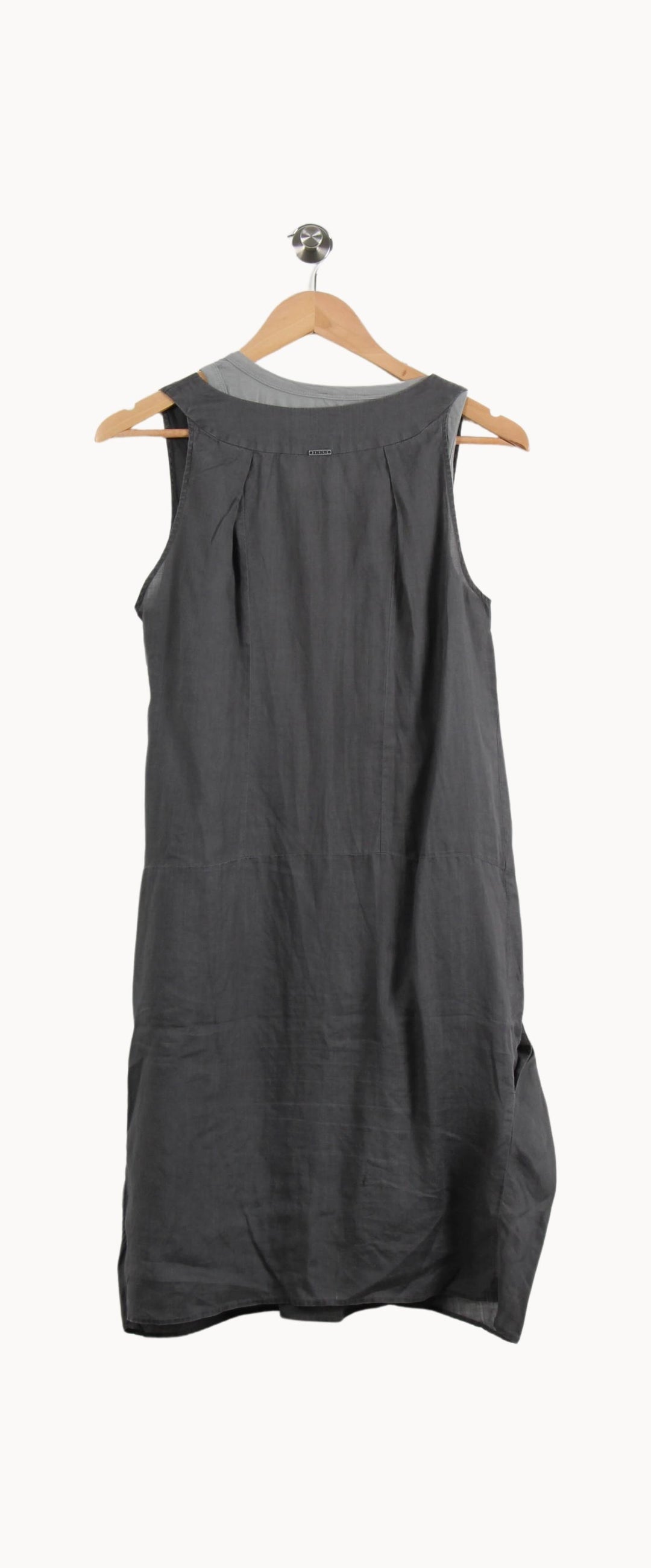 Robe Midi Grise - Taille M/38 de la marque IKKS | PARAD52176 - Vendu par Paradigme - Image 4