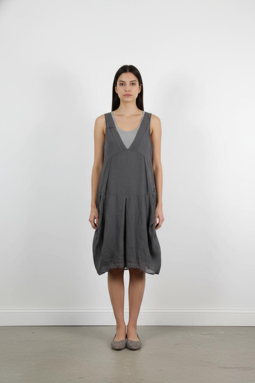 Robe Midi Grise - Taille M/38