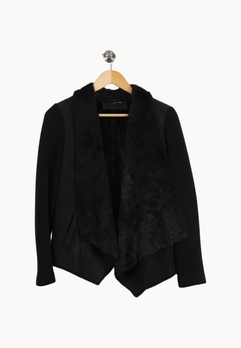 Veste Noire - Taille S/36 de la marque The Kooples | PARAD52179 - Vendu par Paradigme - Image 2