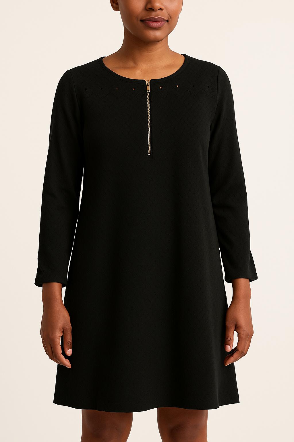Robe Droite Noire - Taille M/38 de la marque Zadig&Voltaire | PARAD52190 - Vendu par Paradigme - Image 1
