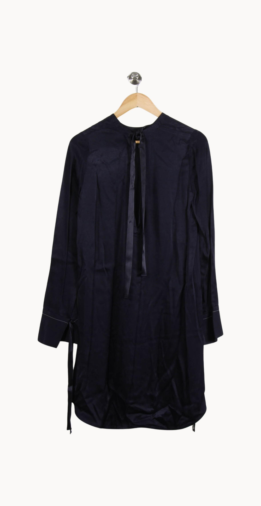 Robe Droite Bleue - Taille L/40 de la marque Sandro | PARAD52191 - Vendu par Paradigme - Image 2