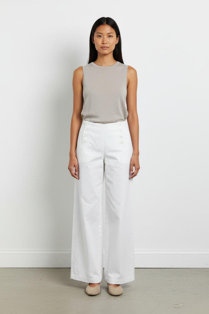 Pantalon Large Blanc - Taille L/40 de la marque Closed | PARAD52194 - Vendu par Paradigme - Image 1