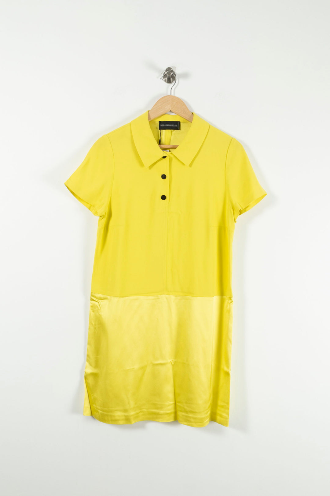 Robe Chemise Jaune - Taille M/38 de la marque Zadig&Voltaire | PARAD52218 - Vendu par Paradigme - Image 2
