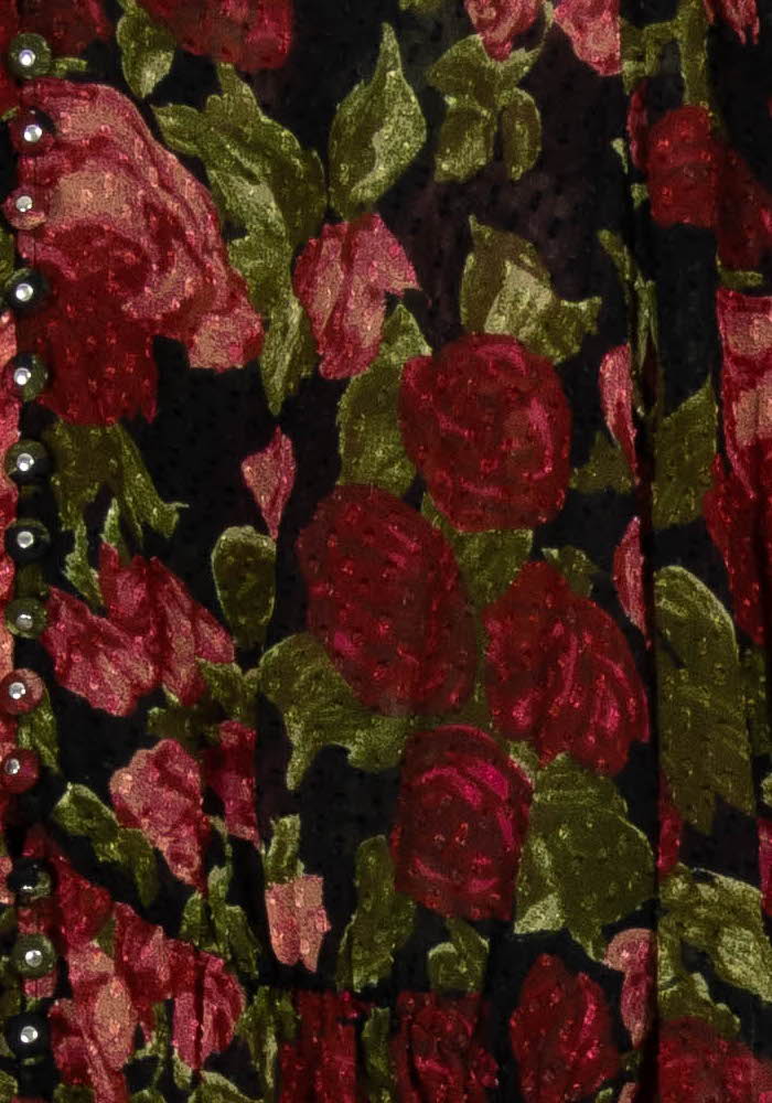 Blouse Bordeaux et Verte - Taille S/36 de la marque The Kooples | PARAD52224 - Vendu par Paradigme - Image 3