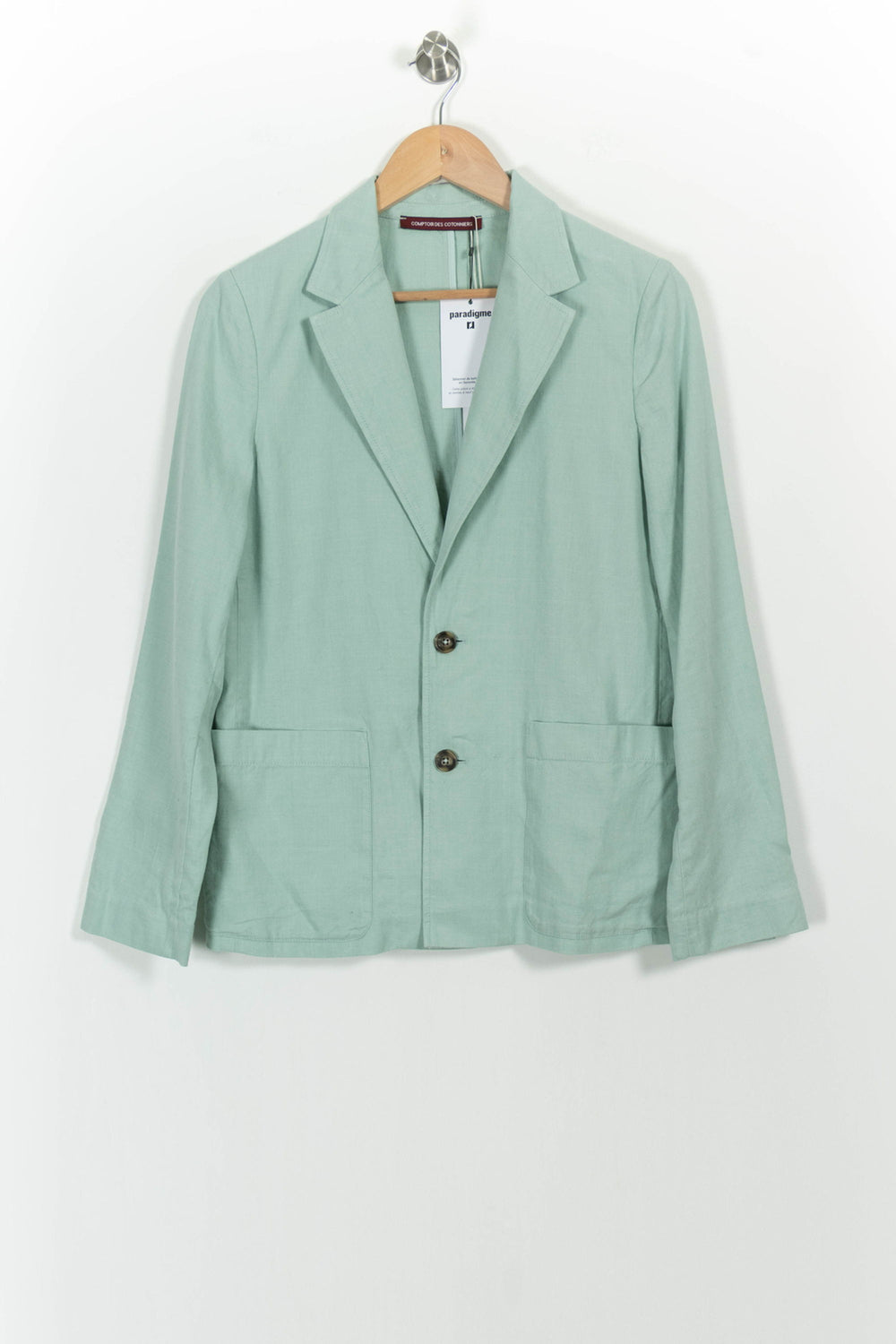 Blazer Vert - Taille M/38 de la marque Comptoir des Cotonniers | PARAD52225 - Vendu par Paradigme - Image 2